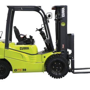 Montacargas gas LP CLARK GTS30L – 3 Toneladas, Alta Visibilidad y Potencia